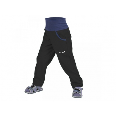 UNUO-NEW softshellové kalhoty bez zateplení-černé-vel. 98/104