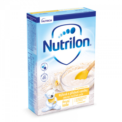 NUTRILON Pronutra® První kaše rýžová s příchutí vanilky 225 g, 4+