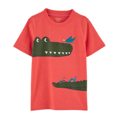 CARTER'S Triko krátký rukáv Red Alligator kluk 12m