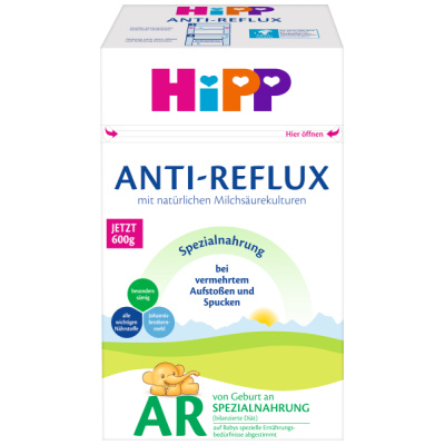 HiPP Anti-Reflux Speciální kojenecká výživa od narození 600 g