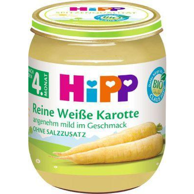 HiPP BIO Bílá bezlepková mrkev, 125 g