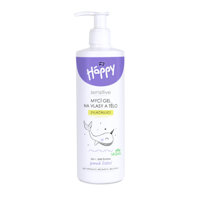 BELLA HAPPY Baby gel mycí na vlasy a tělo 400 ml