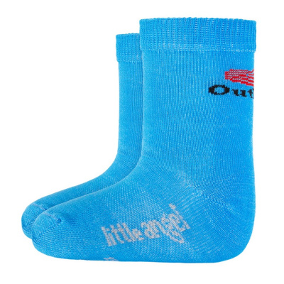 Little Angel-Ponožky STYL ANGEL - Outlast® - modrá Velikost: 20-24 | 14-16 cm