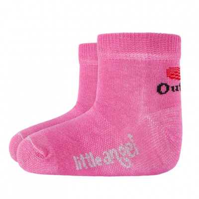 Little Angel-Ponožky dětské nízké Outlast®  - růžová Velikost: 25-29 | 17-19 cm