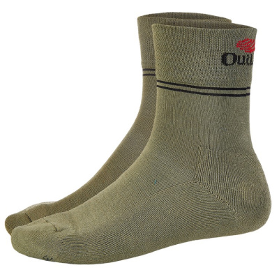 Little Angel-Ponožky froté Outlast® - khaki Velikost: 43-46