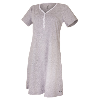 Little Angel-Noční košile KR tenká Outlast® - šedý melír Velikost: XL