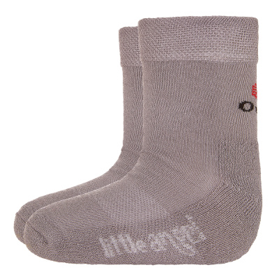 Little Angel-Ponožky froté Outlast® - tm.šedá Velikost: 25-29 | 17-19 cm