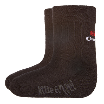 Little Angel-Ponožky froté Outlast® - černá Velikost: 30-34 | 20-22 cm