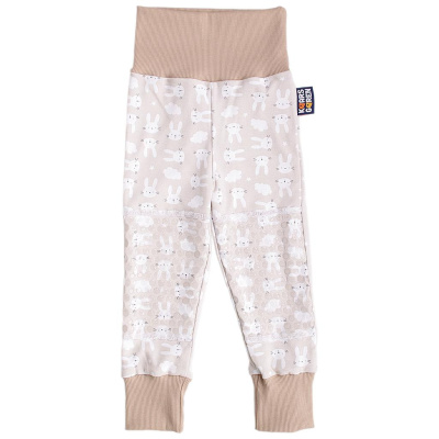 KAARSGAREN-Kalhoty s protiskluzem bavlna zajíc béžový 80
